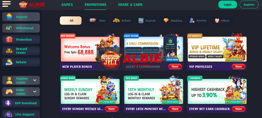 Reel in Riches with Super Ace at Albie Casino